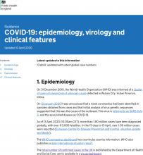 COVID-19: epidemiology, virology and clinical features
